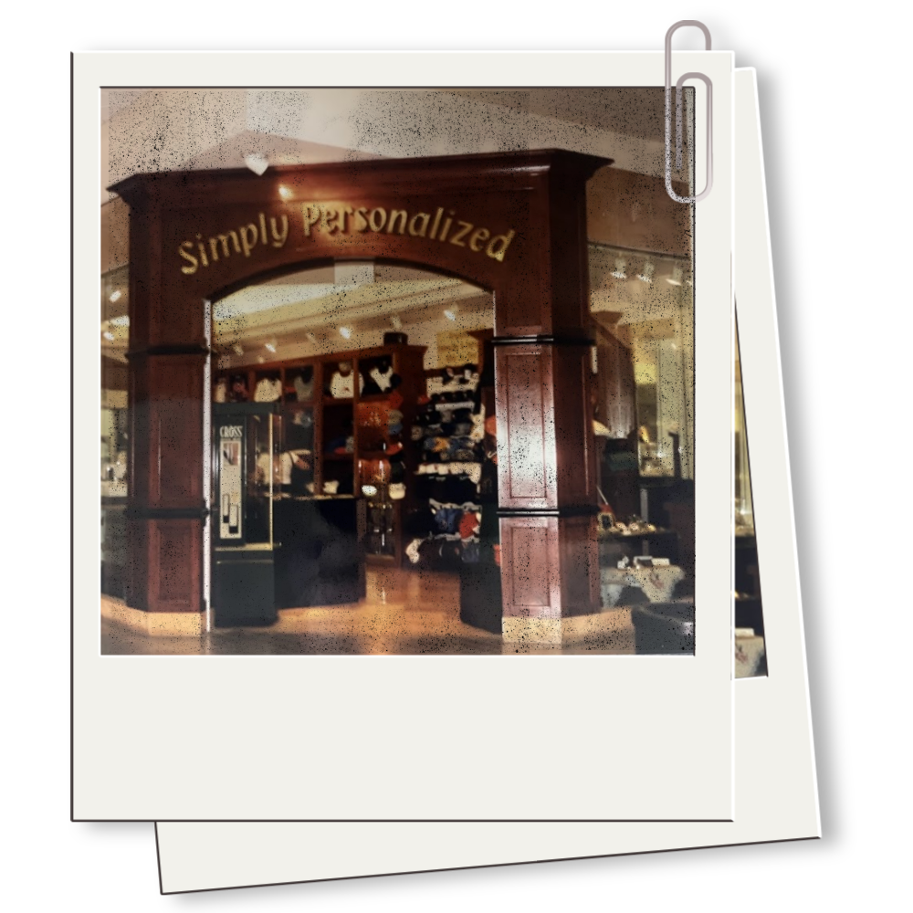 The original Simply Personalized storefront, established 1990